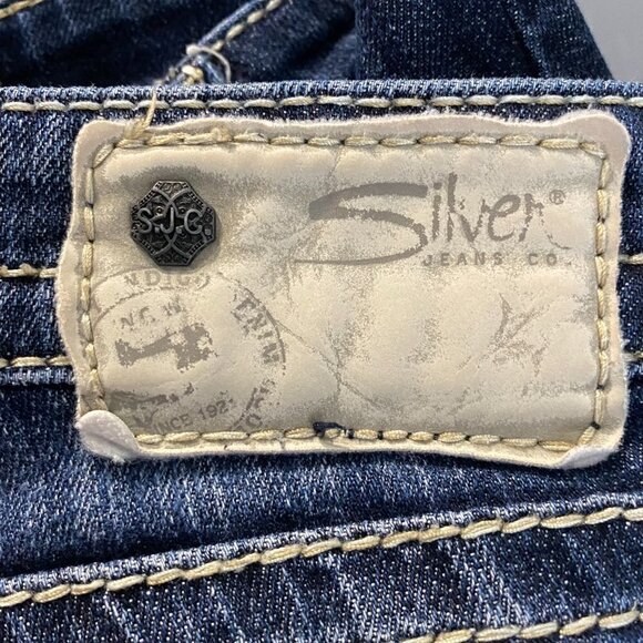 Silver Jeans Natsuki Capri‎ Jeans Blue Size 29 - Picture 5 of 7